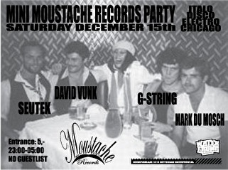Mini moustache records party