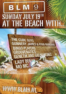 At the beach with. Finest DJ Duo's
