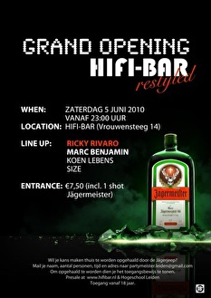 Grand opening Hifi Bar