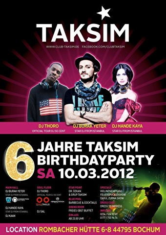 6 Jahre Taksim Birthday Party