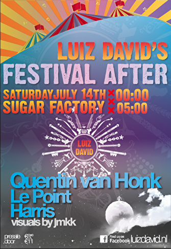Luiz David's festival after invites Quentin van Honk