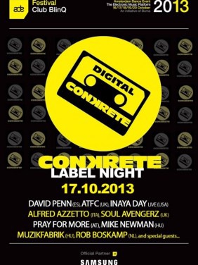 Digital Conkrete Label Night