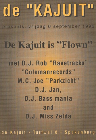 De Kajuit is "Flown"
