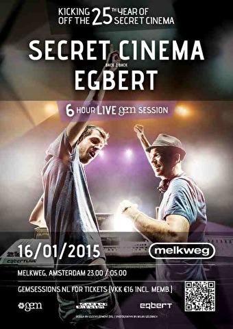 Secret Cinema & Egbert: a 6 hour live Gem Session