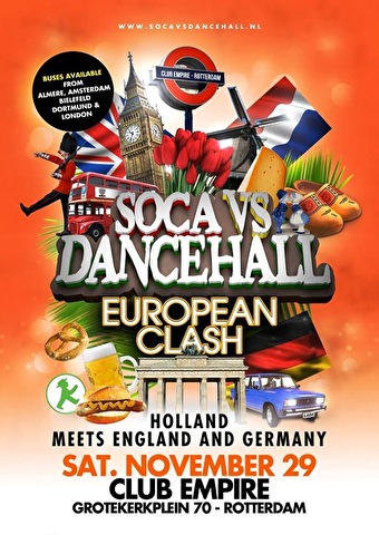 Soca vs Dancehall - European Clash
