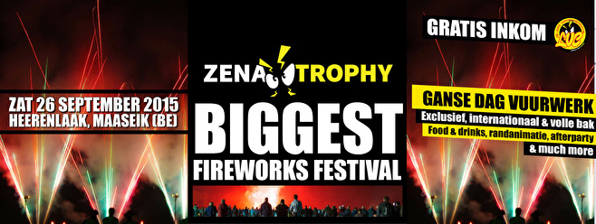 Zena Trophy 2015 Vuurwerk Festival & Afterparty