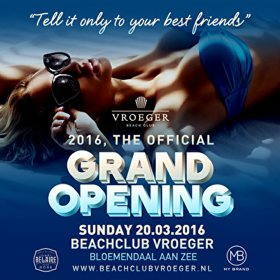 Grand Opening Beachclub Vroeger