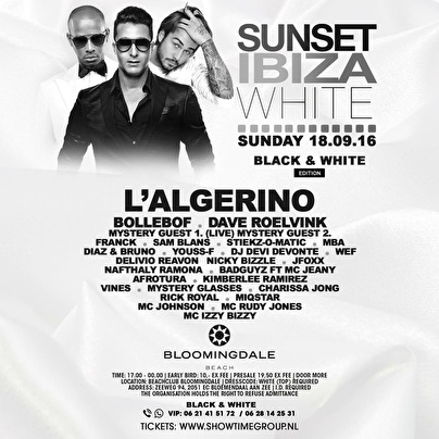 Sunset Ibiza White