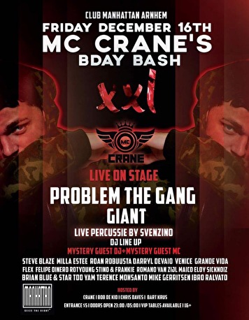 MC Crane's B'day Bash XXL