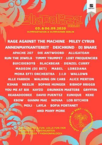 flyer Lollapalooza Berlin