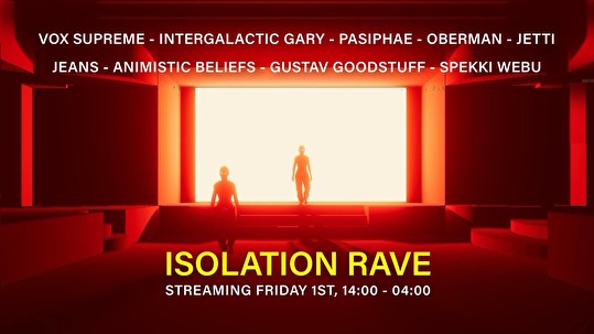 flyer Isolation Rave