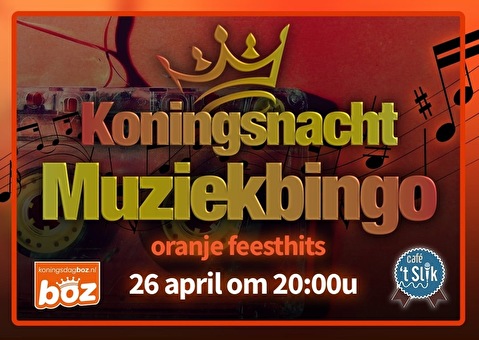 Koningsnacht Muziekbingo