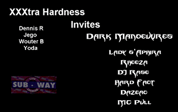 XXXtra Hardness invites Dark Manoeuvres