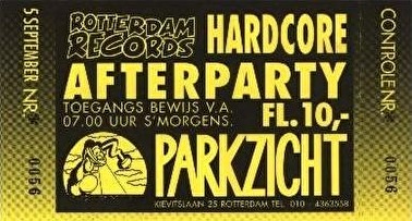 Rotterdam Records Hardcore afterparty