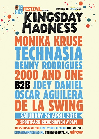 18hrs festival presents Kingsday Madness